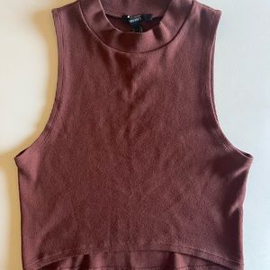 Forever 21 mock neck crop top